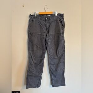 Carhartt Men’s Relaxed Fit Canvas Double Front Utility Work Pant size 38 x 32